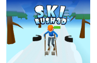 Play Ski Rush 3D now!