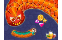 Play Worm Hunt - Snake game iO zone now!