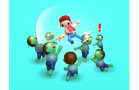 Play Zombie Killer Draw Puzzle now!