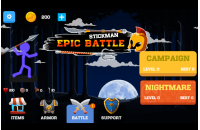 Play Stickman Epic Battle now!