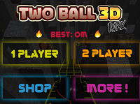 Two Ball 3D: Dark 🕹️ Two Player Games